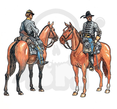 1:72 Confederate Cavalry American Civil War