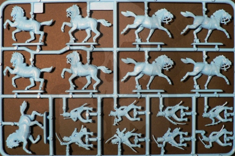 1:72 Napoleonic French Hussars 17szt.