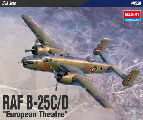 Academy 12339 RAF B-25C/D European Theatre 1:48