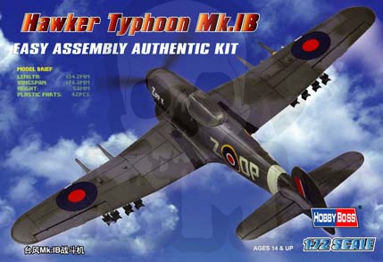 Hobby Boss 80232 Hawker Typhoon Mk.IB Fighter 1:72