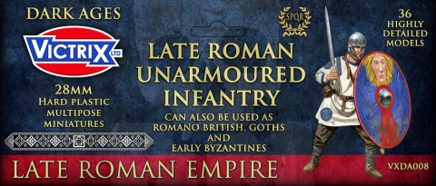 Late Roman Unarmoured Infantry - 36 szt.