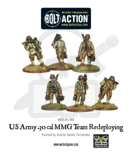 US Army US Army 30 Cal MMG team redeploying - 3 szt.