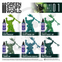 Green Stuff Paint Set - Dipping collection 01
