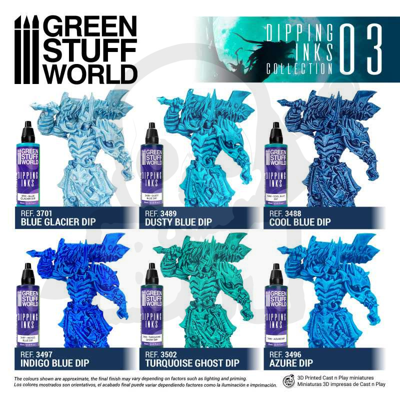 Green Stuff Paint Set - Dipping collection 03