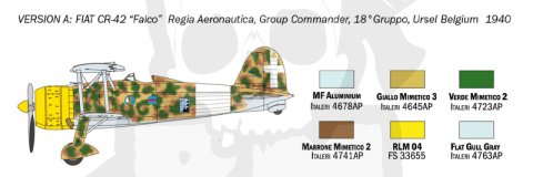 1:72 Fiat Cr.42 Falco Battle of Britan