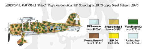 1:72 Fiat Cr.42 Falco Battle of Britan