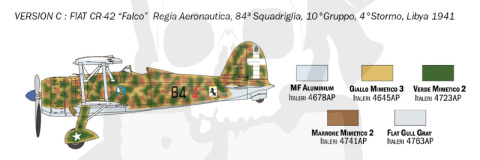 1:72 Fiat Cr.42 Falco Battle of Britan