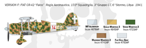 1:72 Fiat Cr.42 Falco Battle of Britan