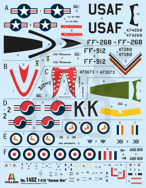 1:72 North American F-51D Korean War