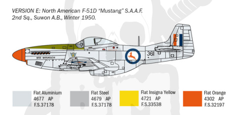 1:72 North American F-51D Korean War