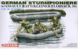 1:35 Dragon 6076 German Sturmpioniere Soldiers w/Assault Raft