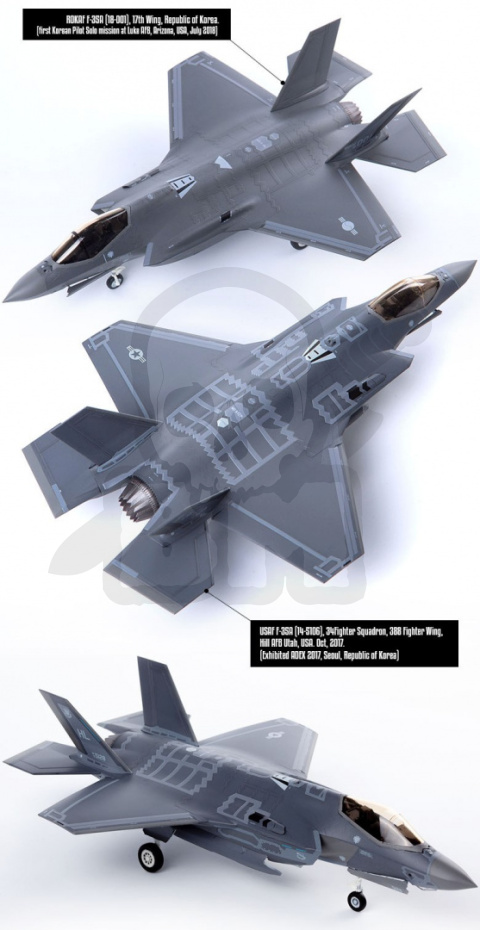 Academy 12561 F-35A 7 Nations Air Force 1:72 Academy 12561 F-35A 7 Nations Air Force 1:72