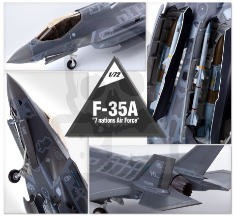 Academy 12561 F-35A 7 Nations Air Force 1:72 Academy 12561 F-35A 7 Nations Air Force 1:72