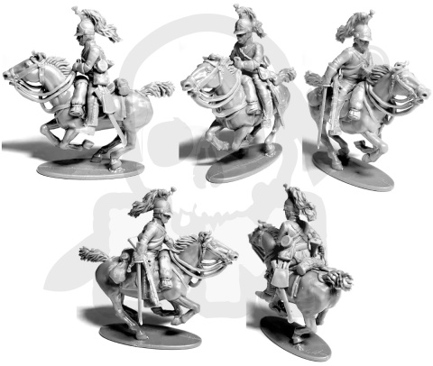 British Napoleonic Dragoons 1812-1815 3 szt. British Napoleonic Dragoons 1812-1815 3 szt.