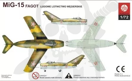 Plastyk S068 Mig-15 Fagot Lotnictwo Węgierskie 1:72