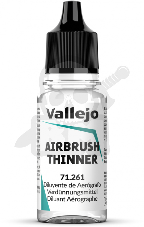 VALL 71261 Airbrush Thinner 18ml. rozcieńczalnik do aerografu