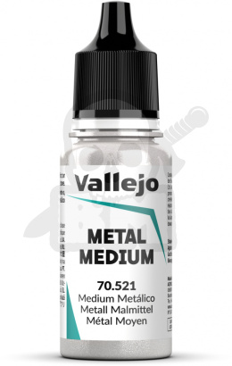 Vallejo 70521 Model Color Metal Medium 18ml