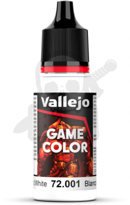 Vallejo 72001 Game Color 18ml Dead White