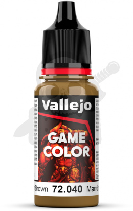 Vallejo 72040 Game Color 18ml Leather Brown