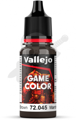Vallejo 72045 Game Color 18ml Charred Brown