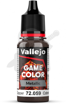 Vallejo 72059 Game Color Metal 18ml Hammered Copper