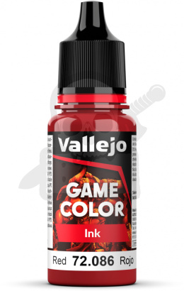 Vallejo 72086 Game Color Ink 18ml Red