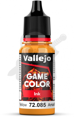 Vallejo 72085 Game Color Ink 18ml Yellow