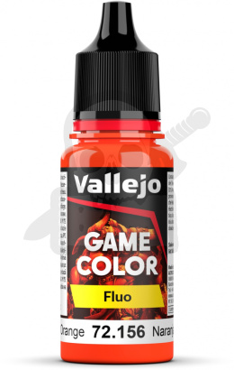 Vallejo 72156 Game Color Fluo 18ml Fluorescent Orange