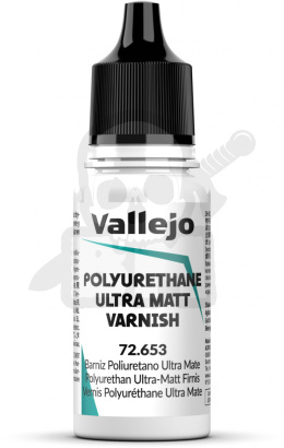 Vallejo 72653 Polyurethane Ultra Matt Varnish 18 ml.