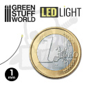 Zimne Białe Światła LED - 1mm