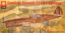 Plastyk S136 Cauldron Renault 714 C1 Cyclone 1:72