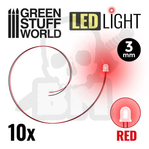 Czerwone diody LED - 3mm