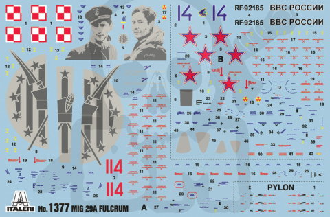 1:72 MIG-29A Fulcrum w polskich barwach z odznaką kościuszkowską