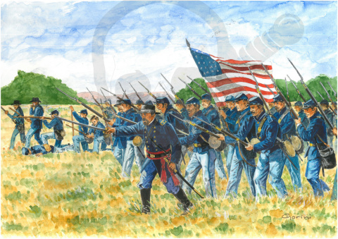 1:72 Union Infantry American Civil War