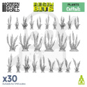 3D printed set Cattails Plants - rośliny 30 szt.
