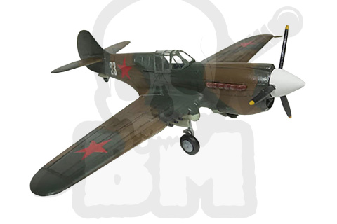 Mistercraft D-202 P-40E Aleutian Tiger 1:72 + farbki 2 pędzelki klej