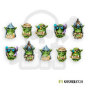 Orc Storm Riderz Heads (10)