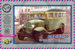PST 72083 Gaz-03-30 Soviet City bus (m.1933) 1:72