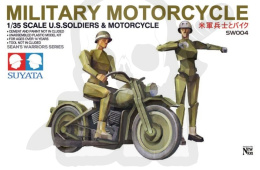 Suyata SW-004 Military Motorcycle (U.S. Soldiers & Motorcycle) 1:35