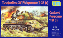 UM254 German Captured Flakpanzer T-34(r) 1:72