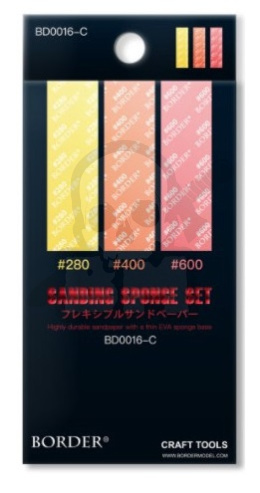 Border Model BD0016-C Sanding Sponge Set 280 400 600