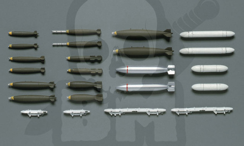 Hasegawa X72-01 U.S. Aircraft weapons I 1:72