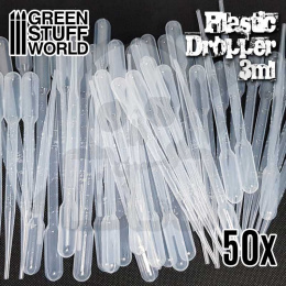 50x Long Droppers with Suction Bulb