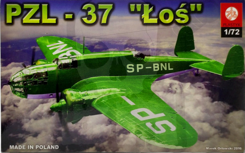 Plastyk S001 PZL 37 Łoś 1:72