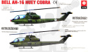 Plastyk S134 Bell AH-1G Huey Cobra 1:72
