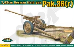 ACE 72571 7,62сm German Field Gun Pak.36 (r) 1:72
