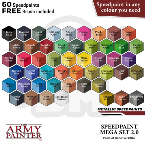 Army Painter Speedpaint 2.0 Mega Set zestaw farb Army Painter Speedpaint 2.0 Mega Set zestaw farb