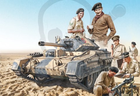 1:35 Crusader Mk. III with British Crew El Alamein