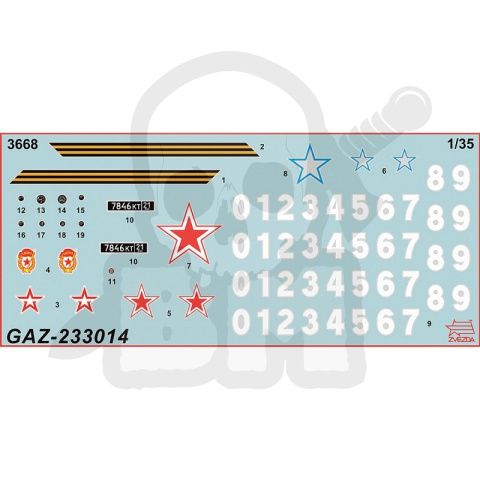 1:35 Russian armored vehicle GAZ Tiger