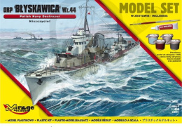 1:400 Model Set Polski niszczyciel ORP Błyskawica Wz.44